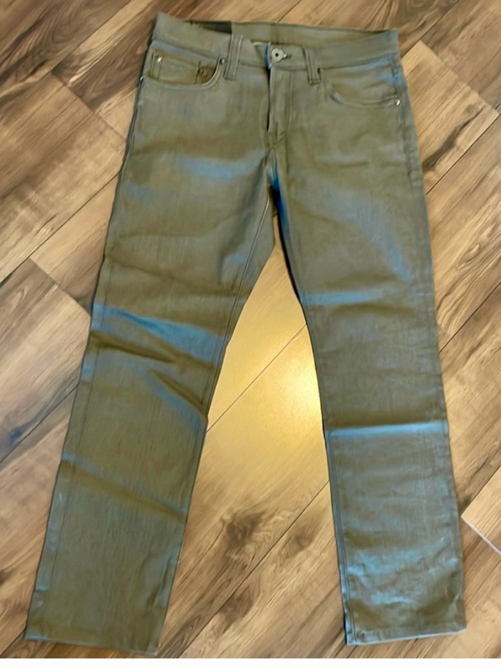 J Brand Kane Men's Green Slim Straight Jeans